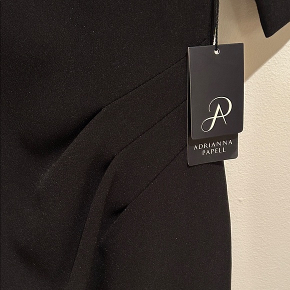 NWT Adrianna Papell Elegant Black Dress size 12 - Picture 5 of 8